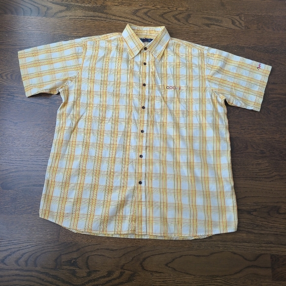 COOGI men's plaid shirt sz.5 XL buttons up - Picture 1 of 11